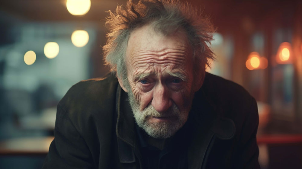 недееспособный пожилой человек